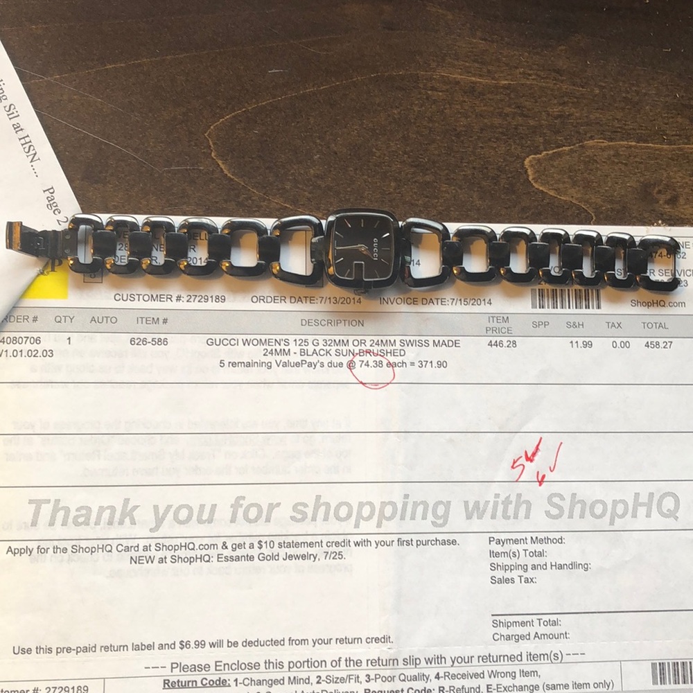 Gucci 125G 24mm Swiss quartz bracelet watch - Picture 12 of 13